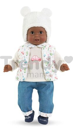 Vesta a čiapka pre bábiku Winter Set A Weekend in Paris Mon Premier Poupon Corolle pre 30 cm bábiku od 18 mes