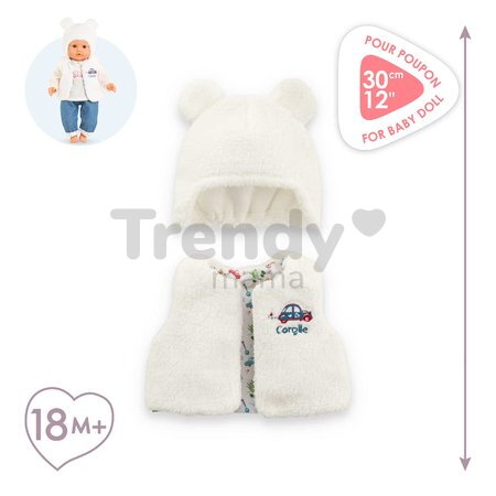Vesta a čiapka pre bábiku Winter Set A Weekend in Paris Mon Premier Poupon Corolle pre 30 cm bábiku od 18 mes