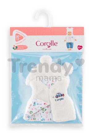 Vesta a čiapka pre bábiku Winter Set A Weekend in Paris Mon Premier Poupon Corolle pre 30 cm bábiku od 18 mes