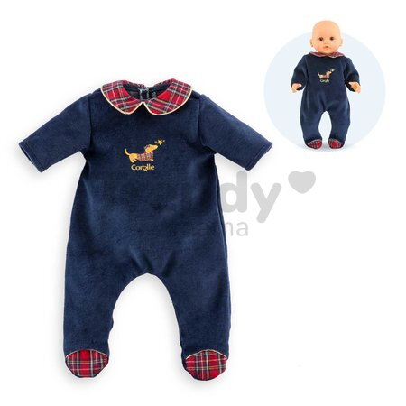 Pyžamo pre bábiku Pajamas Corolle Holidays Mon Premier Poupon Corolle vianočná edícia pre 30 cm bábiku od 18 mes