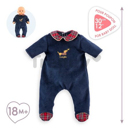 Pyžamo pre bábiku Pajamas Corolle Holidays Mon Premier Poupon Corolle vianočná edícia pre 30 cm bábiku od 18 mes