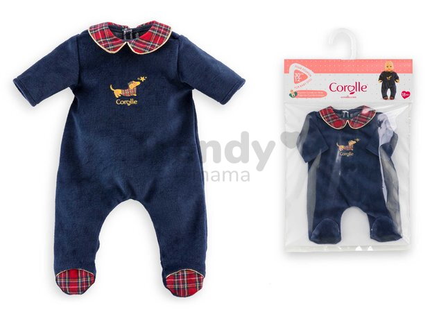 Pyžamo pre bábiku Pajamas Corolle Holidays Mon Premier Poupon Corolle vianočná edícia pre 30 cm bábiku od 18 mes