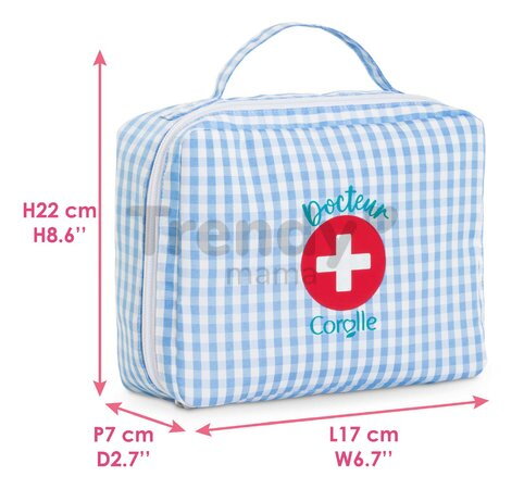 Lekárska taštička pre bábiku My Doctor Suitcase Corolle so zvukom a svetlom pre 30-42 cm bábiku 8 doplnkov od 18 mes