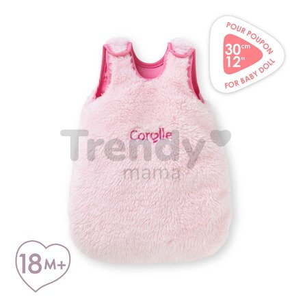 Spací vak pre bábiku Bag Sleeper Plush Corolle pre 30 cm bábiku od 18 mes