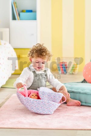 Prenosná postieľka pre bábiku Flowered Carry Bed Corolle pre 30 cm bábiku od 18 mes