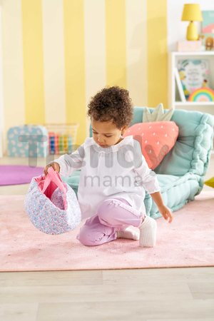 Prenosná postieľka pre bábiku Flowered Carry Bed Corolle pre 30 cm bábiku od 18 mes