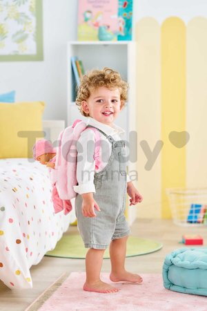 Batoh s klokankou Pink Plush Baby Doll Carrier Backpack Corolle pre 30 cm bábiku nastaviteľné popruhy