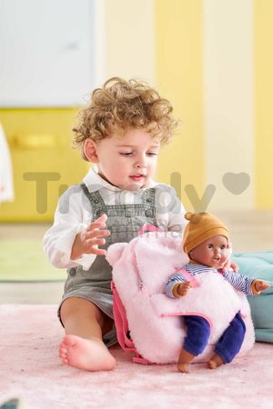 Batoh s klokankou Pink Plush Baby Doll Carrier Backpack Corolle pre 30 cm bábiku nastaviteľné popruhy