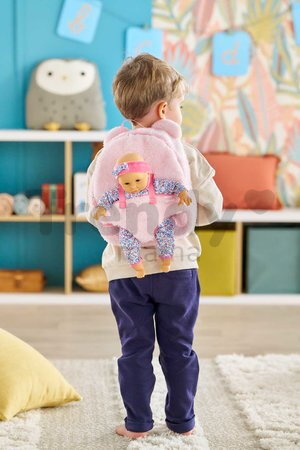 Batoh s klokankou Pink Plush Baby Doll Carrier Backpack Corolle pre 30 cm bábiku nastaviteľné popruhy