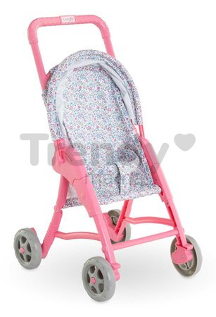 Športový kočík so sklápacou strieškou Flowered Stroller Corolle pre 30 cm bábiku od 18 mes