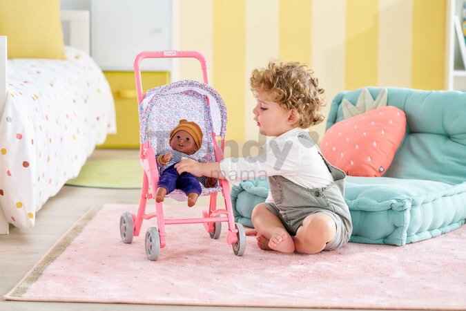 Športový kočík so sklápacou strieškou Flowered Stroller Corolle pre 30 cm bábiku od 18 mes