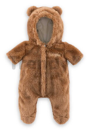 Kombinéza pre bábiku Bunting Brown Bear Mon Premier Poupon Corolle pre 30 cm bábiku od 18 mes