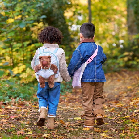 Batoh s klokankou Baby Doll Carrier Backpack Stars Corolle modrý pre 30 cm bábiku nastaviteľné popruhy