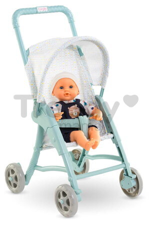 Športový kočík pre bábiku Stroller Stars Corolle modrý so sklápacou strieškou pre 30 cm bábiku od 18 mes