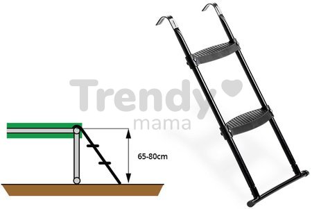 Rebrík na trampolínu Trampoline Ladder Exit Toys oceľový pre rám vo výške 65-80 cm