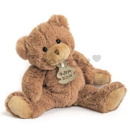 Plyšový medvedík Ours Câlinour’s Brown Histoire d’ Ours v darčekovom balení hnedý 25 cm od 0 mes