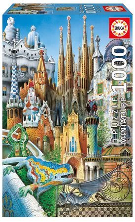 Puzzle Miniature Series - Collage Educa 1000 dielov od 12 rokov