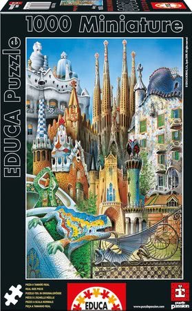 Puzzle Miniature Series - Collage Educa 1000 dielov od 12 rokov
