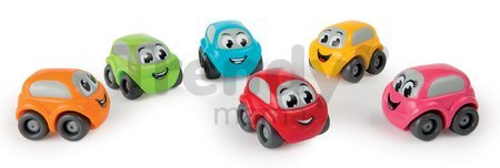 Autíčko Vroom Planet Smoby rôzne farby dĺžka 7 cm na karte od 12 mes
