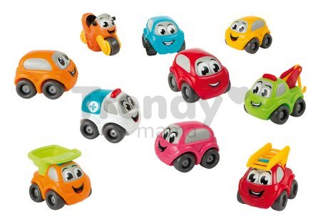 Autíčka Vroom Planet Smoby sada 10 kusov od 12 mes
