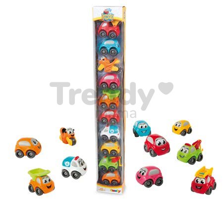 Autíčka Vroom Planet Smoby sada 10 kusov od 12 mes