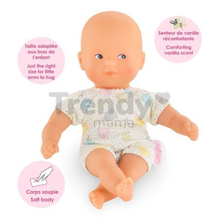 Bábika Mini Calin Rabbits Mon Premier Poupon Blue Corolle  s modrými očami 20 cm od 18 mes