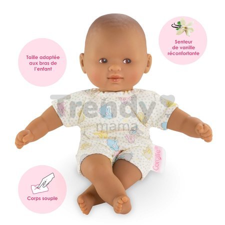 Bábika Mini Calin Rabbits Mon Premier Poupon Corolle s hnedými očami 20 cm od 18 mes