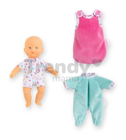Bábika Mini Calin Good Night Set Butterflies Mon Premier Poupon Corolle so spacím vakom a dupačkami 20 cm od 18 mes
