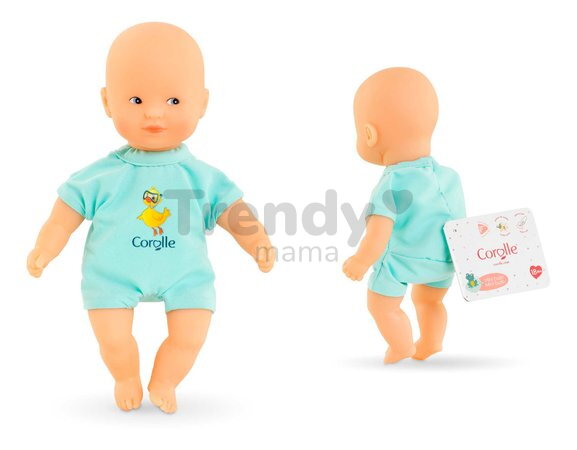 Bábika do vane Mini Bath Blue Mon Premier Poupon Corolle s modrými očami 20 cm od 18 mes