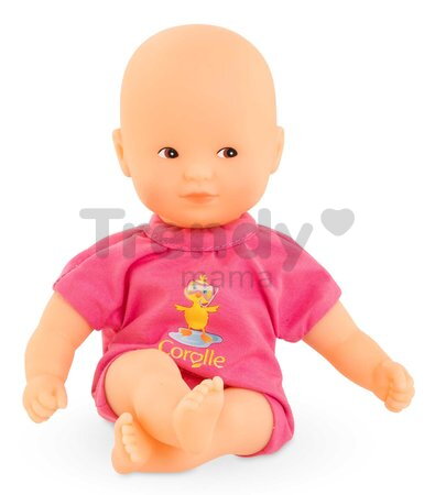 Bábika do vane Mini Bath Pink Mon Premier Poupon Corolle s hnedými očami 20 cm od 18 mes