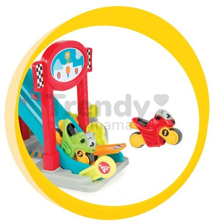 Autodráha Vroom Planet Smoby elektronická s autíčkom a 2 motorkami od 18 mes