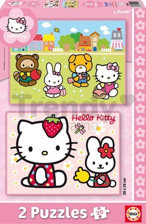 Puzzle Hello Kitty Educa 2x20 dielov