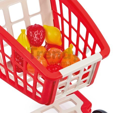 Pokladňa s nákupným vozíkom 100% Chef Ecoiffier s potravinami
