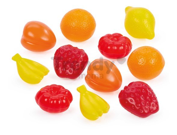 Pokladňa s nákupným vozíkom 100% Chef Ecoiffier s potravinami