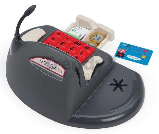Pokladňa s nákupným vozíkom 100% Chef Ecoiffier s potravinami