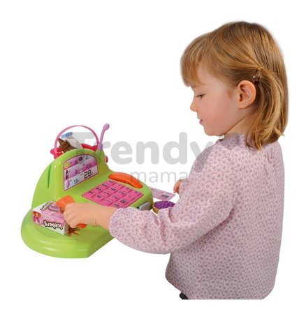 Pokladňa Bubble Shop Écoiffier s nákupným košíkom a 26 doplnkami od 18 mes