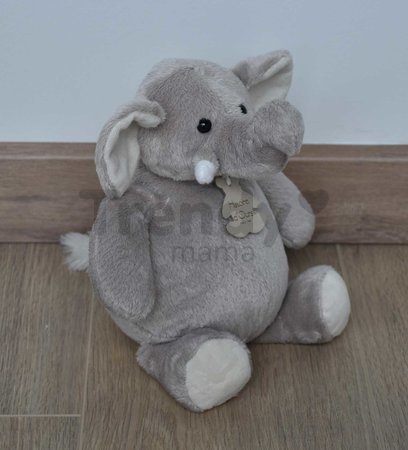 Plyšový sloník Elephant Histoire d’ Ours sivý 23 cm v darčekovom balení od 0 mes
