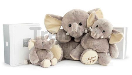 Plyšový sloník Elephant Histoire d’ Ours v darčekovom balení sivý 38 cm od 0 mes