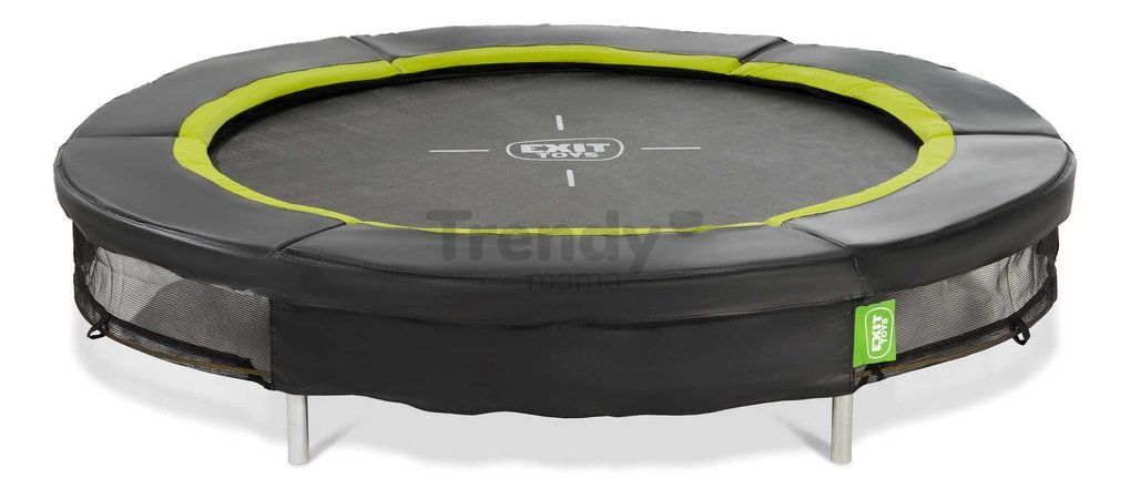 Trampolína Silhouette Ground Sports Exit Toys prízemná okrúhla 183 cm priemer čierna