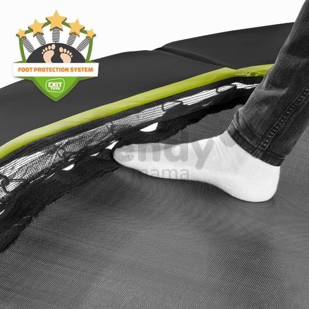 Trampolína Silhouette Ground Sports Exit Toys prízemná okrúhla 366 cm priemer čierna