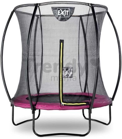 Trampolína s ochrannou sieťou Silhouette trampoline Exit Toys okrúhla priemer 183 cm ružová