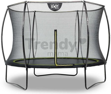 Trampolína s ochrannou sieťou Silhouette trampoline Exit Toys okrúhla priemer 244 cm čierna