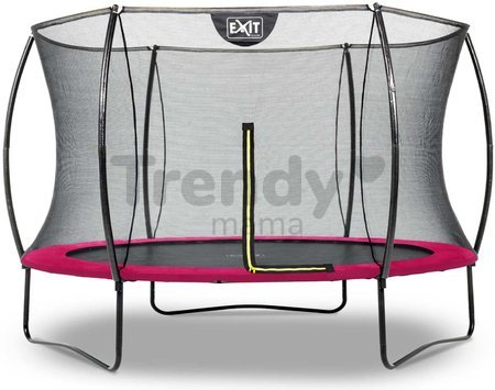 Trampolína s ochrannou sieťou Silhouette trampoline Pink Exit Toys okrúhla priemer 305 cm ružová