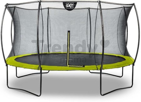 Trampolína s ochrannou sieťou Silhouette trampoline Exit Toys okrúhla priemer 366 cm zelená