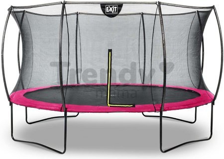 Trampolína s ochrannou sieťou Silhouette trampoline Pink Exit Toys okrúhla priemer 366 cm ružová