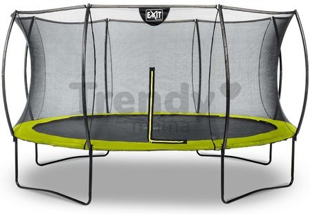 Trampolína s ochrannou sieťou Silhouette trampoline Exit Toys okrúhla priemer 427 cm zelená