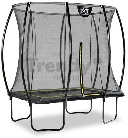 Trampolína s ochrannou sieťou Silhouette trampoline Exit Toys 153*214 cm čierna