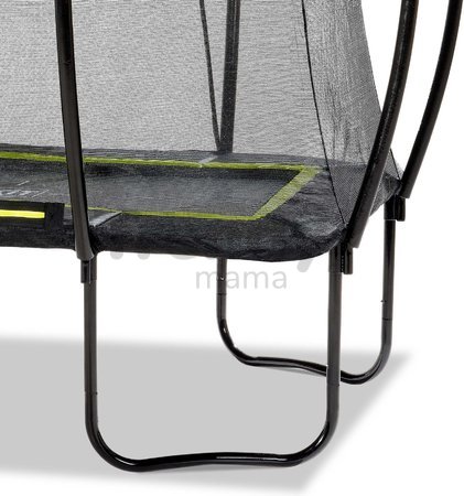 Trampolína s ochrannou sieťou Silhouette trampoline Exit Toys 153*214 cm čierna