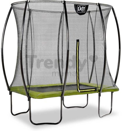 Trampolína s ochrannou sieťou Silhouette trampoline Exit Toys 153*214 cm zelená