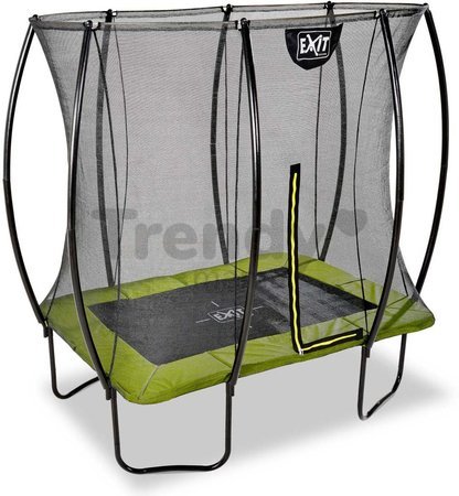 Trampolína s ochrannou sieťou Silhouette trampoline Exit Toys 153*214 cm zelená